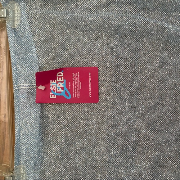Elsie & Fred blue iridescent mesh miniskirt. Size 8. New with tags. - Picture 7 of 8